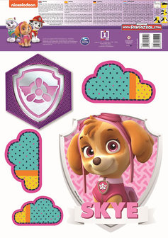 Muursticker Paw Patrol Skye