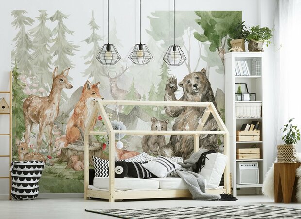 Walltastic - Dierenbos Forest Friends 