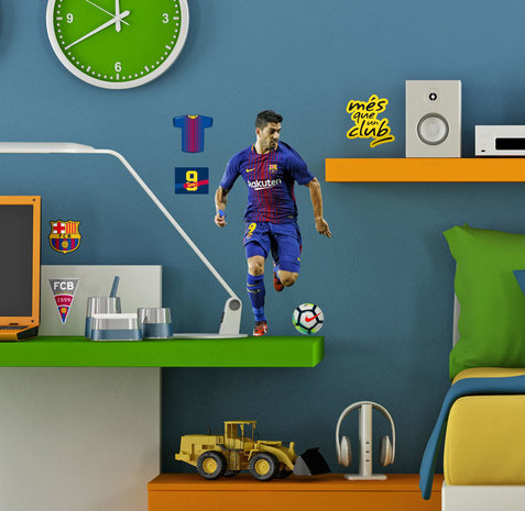 onderwerp Uitrusten bespotten Suarez voetbalsticker FC Barcelona - Schipperkids - de leukste producten in  een shop
